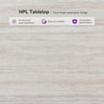 thumbnail image 6 of PURPLE LEAF 7-Piece Patio Dining Set, Aluminum Outdoor Table And 6 Wicker Chairs With Cushions For Lawn, Garden, Porch, Champagne, 6 of 6