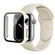 thumbnail image 1 of Cristal, funda y correa para Apple Watch, pulsera de silicona de 44mm, 40mm, 45mm, 41mm, 38mm, 42mm, 44mm para iWatch serie 3, 4, 5, 6, se, 7, 1 of 4