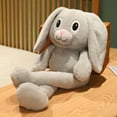 thumbnail image 2 of Retractable Rabbit Plush Doll Floppy Ears Kids Gift Cotton Comfortable And Durable Bunny Plush Toy, 2 of 12