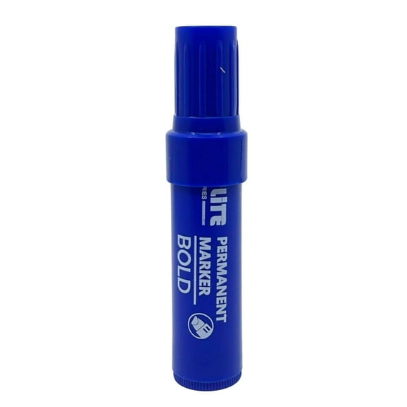 Elite Series –Jumbo Blue Permanent Markers – Long-Lasting: 1CT