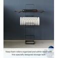 thumbnail image 4 of Yamazaki Home Fitness Equipment Storage Rack, Black, Steel, 4 of 7