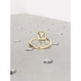 thumbnail image 4 of Jewelerix Asscher Cut Ring 1 CT Comfort Fit Moissanite Diamond Diamond Engagement Ring Brilliant Proposal Mother's Day Gift, 4 of 5