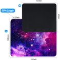 thumbnail image 3 of Upgraded Mouse Pad [56% Larger] Gaming Mouse Pads Non-Slip Rubber Base Mousepad Rectangular Mouse Mat for Desktop Computer Laptop Gaming Office & Home 11.8x9.8x0.12 inches - Galaxy 1, 3 of 5