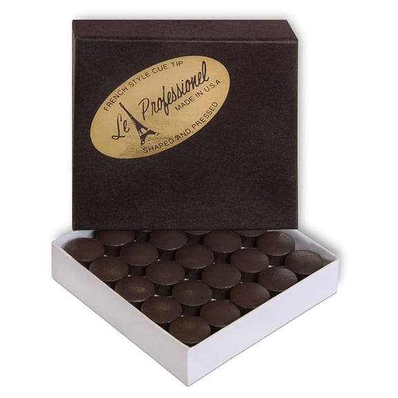 Le Pro Billiard Pool Cue Tips - 1 Box - 50 Tips - Choose Your Size