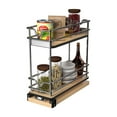 thumbnail image 1 of Rev-A-Shelf 5" Pullout Organizer for Cabinets, 2 Tier Upright Shelf, 5WU2-5W1-1, 1 of 6