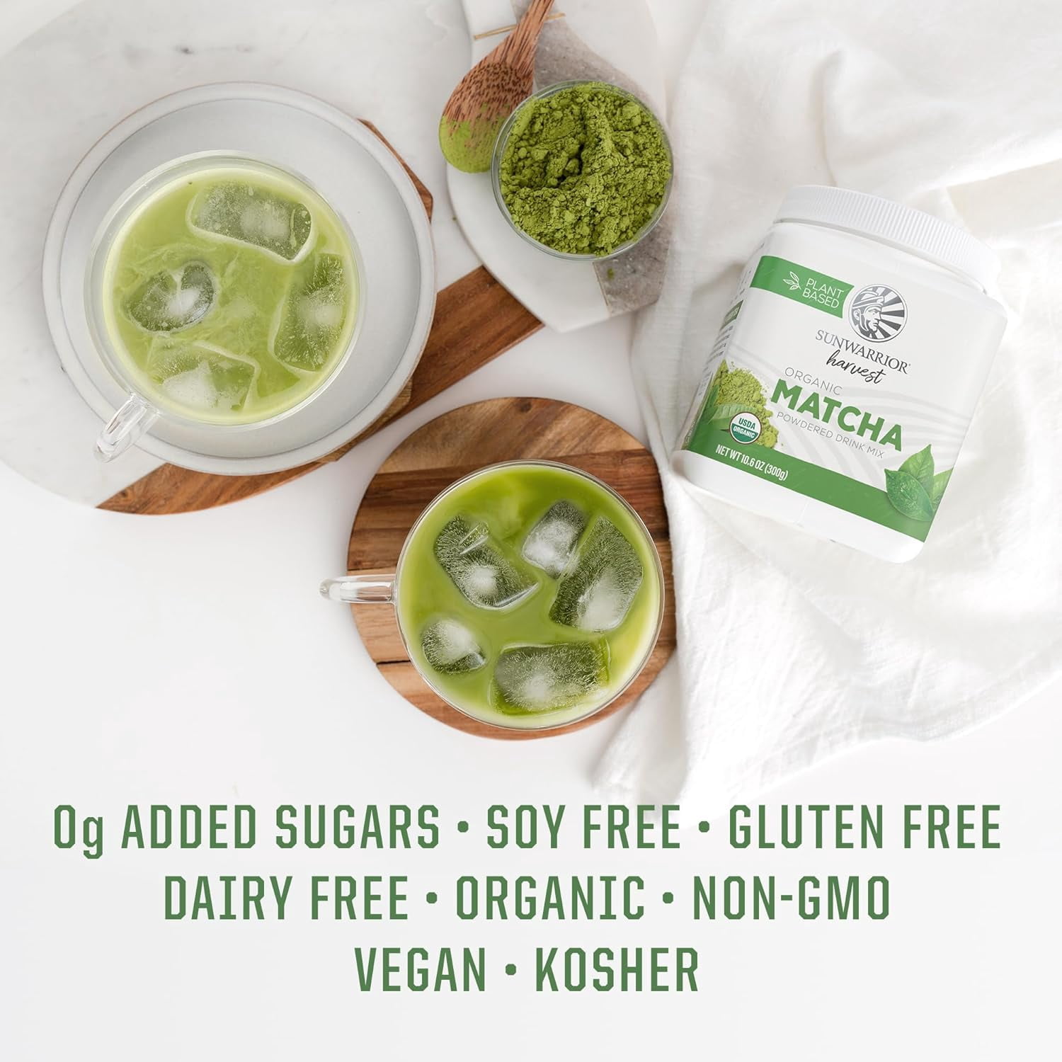 Sunwarrior Organic Matcha Powder | 225 Servings