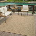 thumbnail image 2 of Rug Branch Hogar Abstract Indoor Outdoor Area Rug, Brown Beige, Boho - Living Room, Bedroom, Dining Room, and Kitchen, 2 of 9