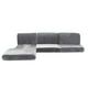 thumbnail image 1 of Labymos Funda de sofá de terciopelo Silver, 1 of 8