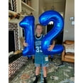 thumbnail image 4 of Number Balloon 40 Inch for Birthday Decorations, Large Foil Balloon Numbers, Mylar Giant Birthday Balloon for Boy Girls Women Men, 4 of 18