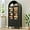 Black, variant on 71" Tall Arched Kitchen Pantry, Arched Cabinet with LED Lights, Kitchen Storage Cabinets with 2 Large Drawers & Adjustable Shelves & Glass Door for Living Room, Dining Room, Black