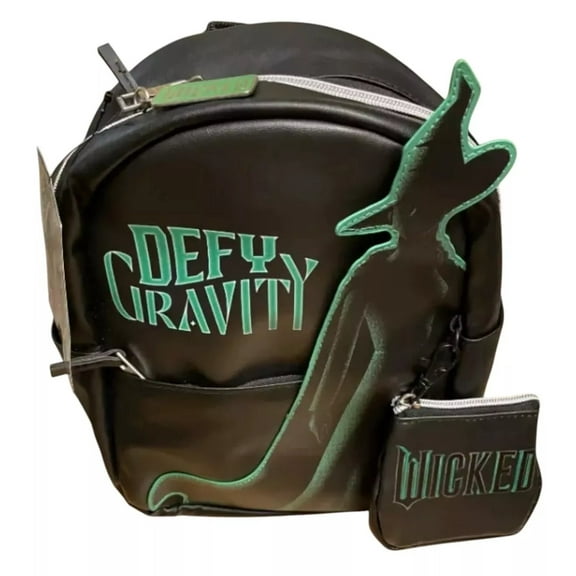 Universal City Studios WICKED Defy Gravity Universal Studio Elphaba Mini Backpack & Coin Purse 2024 NWT