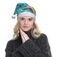 thumbnail image 5 of Bingfone Starfish And Seashell On The Beach 1 Santa Hat for Adults,Unisex Christmas Hat Hats Extra Thicken Classic Plush for Christmas New Year Festive Holiday, 5 of 6