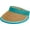 Teal, variant on Women's San Diego Hat Company Visor with Contrast Color Stripe UBV047