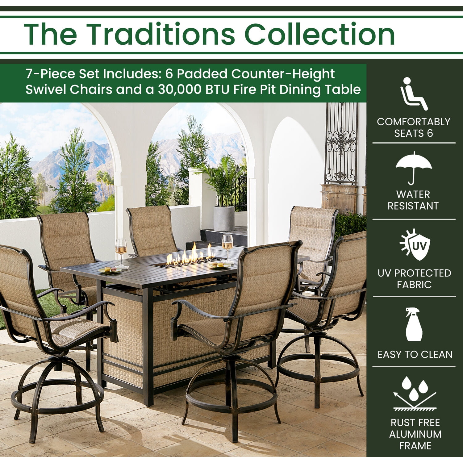 big lots fire pit dining table