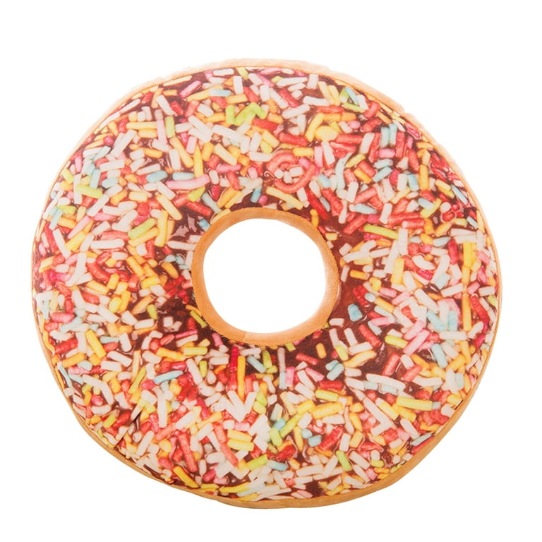 3d Sprinkle Donut Throw Pillow Made With Super Soft Ultra - Temu