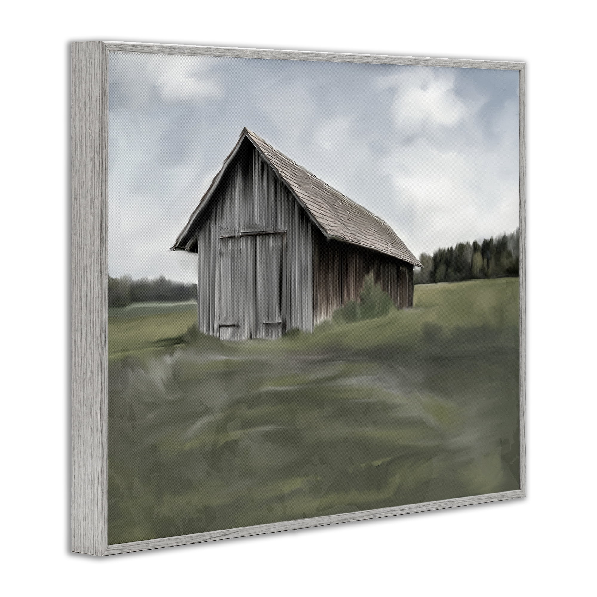 Stupell Industries Farm's Back Pasture Gray Framed Giclee Art, design by Kim Allen