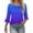 Blue2, variant on Lmnyox Women's Bell Sleeve Shirts Pleated Front Scoop Neck Casual Blouses 2025 Summer Fashion Tunic Tops