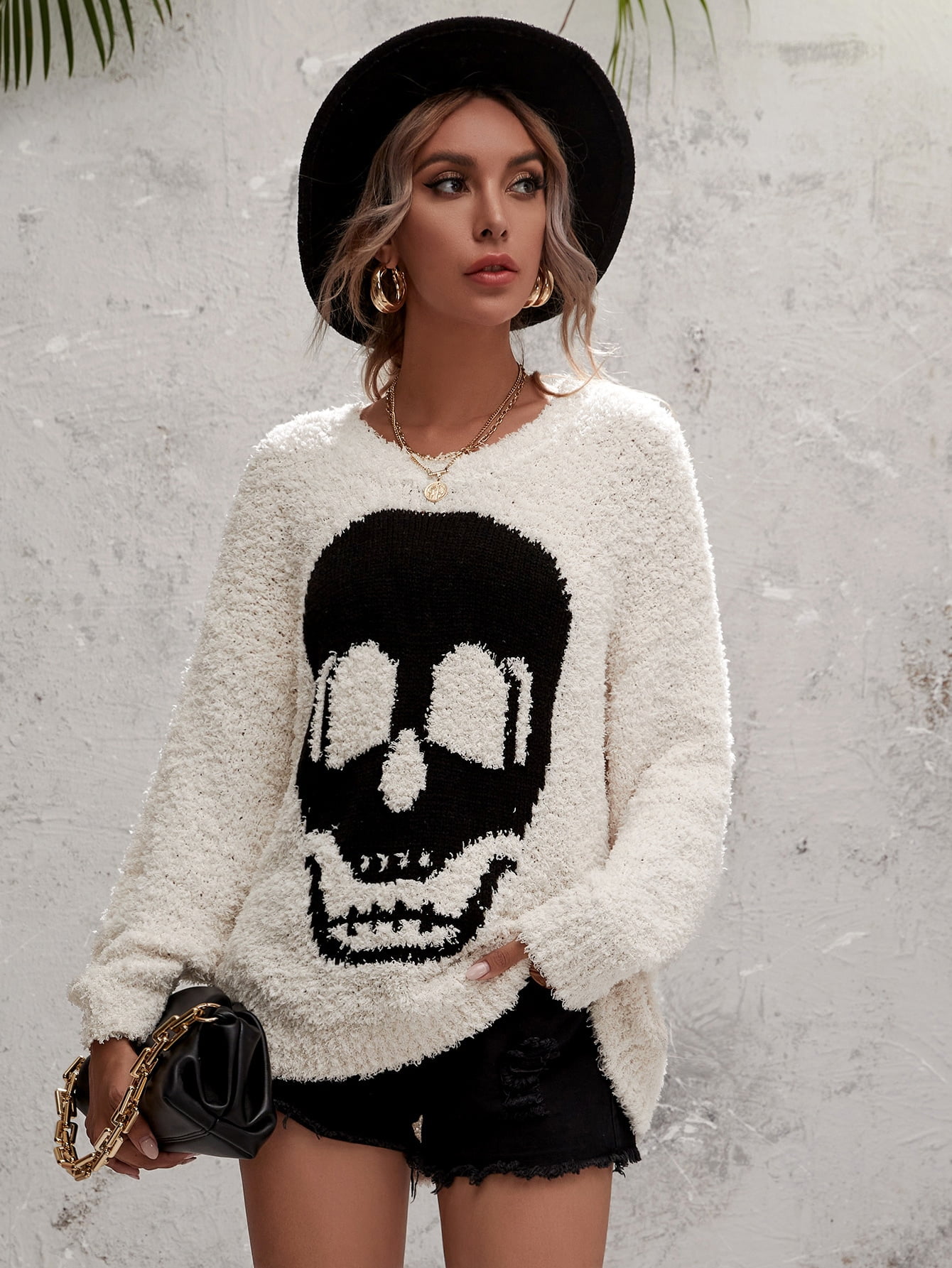 graphic womens sweaters