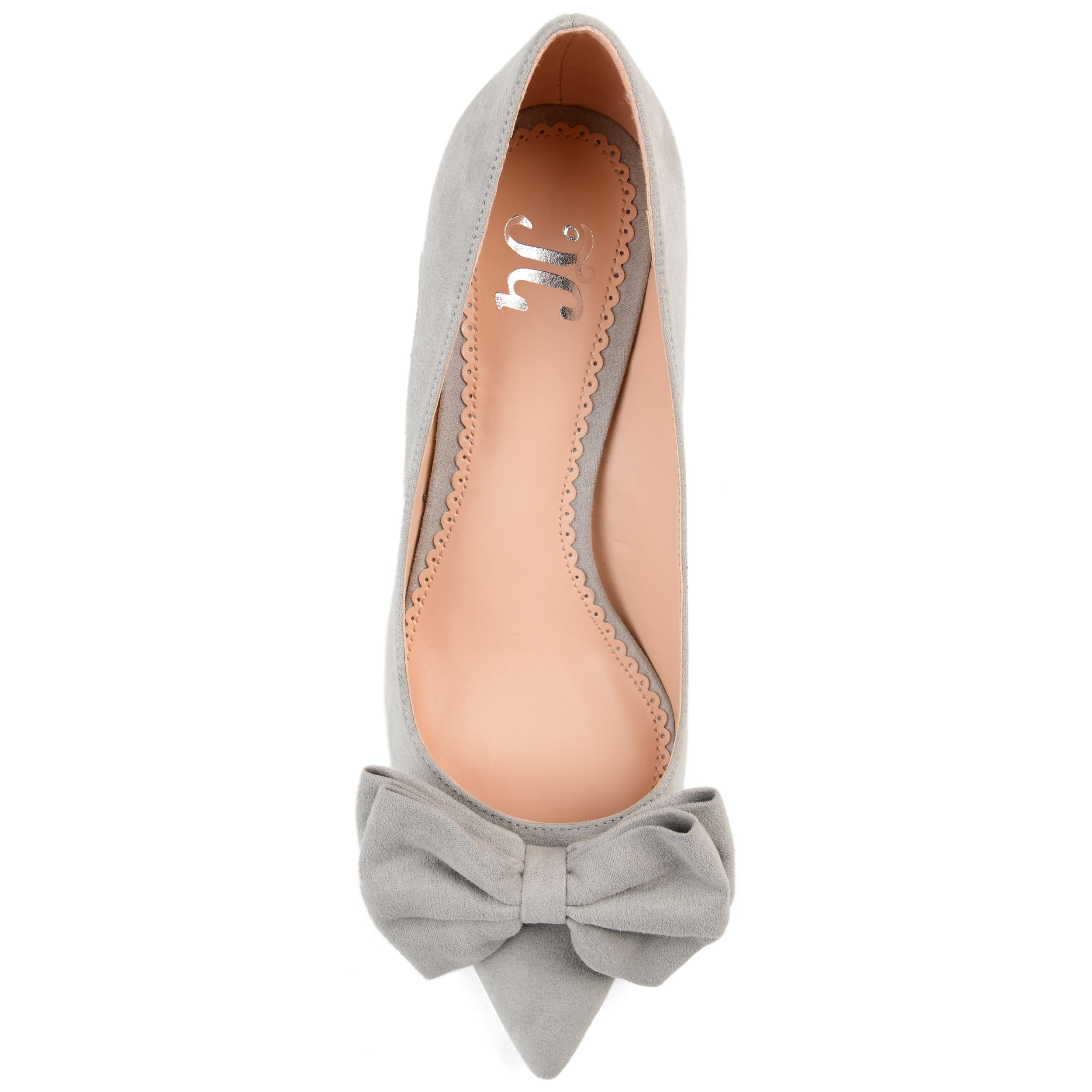Journee Womens Orana Pointed Toe Kitten Heel Pumps, Widths Available