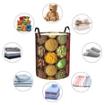 thumbnail image 6 of Balery Spices And Herbs Round Laundry Basket with Handles Waterproof Freestanding Laundry Hamper for Clothes Toys in the Dorm and Family-Medium, 6 of 8