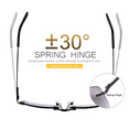 thumbnail image 2 of EIGTHTAIL Lunettes de Lecture Complètes Sans Monture Protection UV400 Charnière à Ressort Lunettes de Soleil Anti Lumière Bleue Lecteurs d'Ordinateur pour Hommes Femmes Non Bifocales +1.00-4.00, 2 of 7
