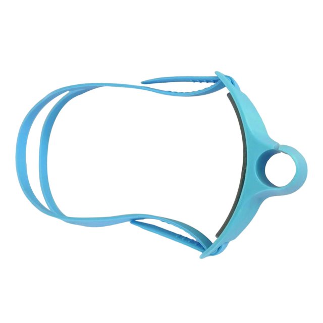 jinwen Snorkeling Head Strap Replacement Comfortable Training Gear Breathing Tube Fixed Light Blue