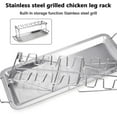 thumbnail image 4 of Support de Cuisse de Poulet, Support de Grill de Poulet Rôtissoire en Acier Inoxydable Cadeau, 4 of 5