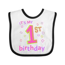 Inktastic It's My First Birthday Boys or Girls Baby Bib
