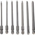 thumbnail image 1 of HUGFEGWE Torx Bits Set 7pcs 1/4 Inch Hex Shank T10 T15 T20 T25 T27 T30 T40Screwdriver Bit Set 150mm Length S2 Screw Driver Kit Tools CJB91-24228, 1 of 5