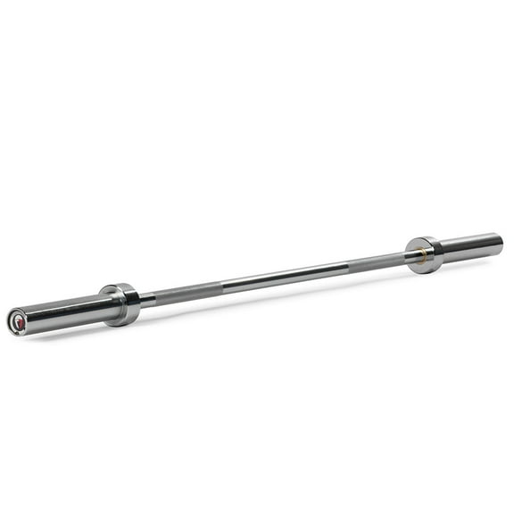 Titan Fitness 60" Olympic Weightlifting Barbell, 500 LB Capacity, 28mm Grip Shaft, Chrome Finish