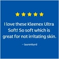 thumbnail image 2 of Kleenex Ultra Soft Facial Tissues, 4 Cube Tissue Boxes, 65 Tissues per Box (260 Tissues Total), 2 of 5