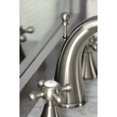 thumbnail image 3 of Deux Poignées de 8" à 16" Robinet de Lavabo Répandu avec Brass Pop-up, 3 of 9
