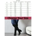 thumbnail image 7 of Women's Extra Wide Calf Knee High Boots True Wide Width Chunky Heeled Boot Comfortable Plus Size Tall Long Gogo Boots for Women., 7 of 7