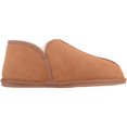thumbnail image 4 of SNUGRUGS Mens Genuine Full Sheepskin Slip On Bootie Slippers - Chestnut - US 13, 4 of 7