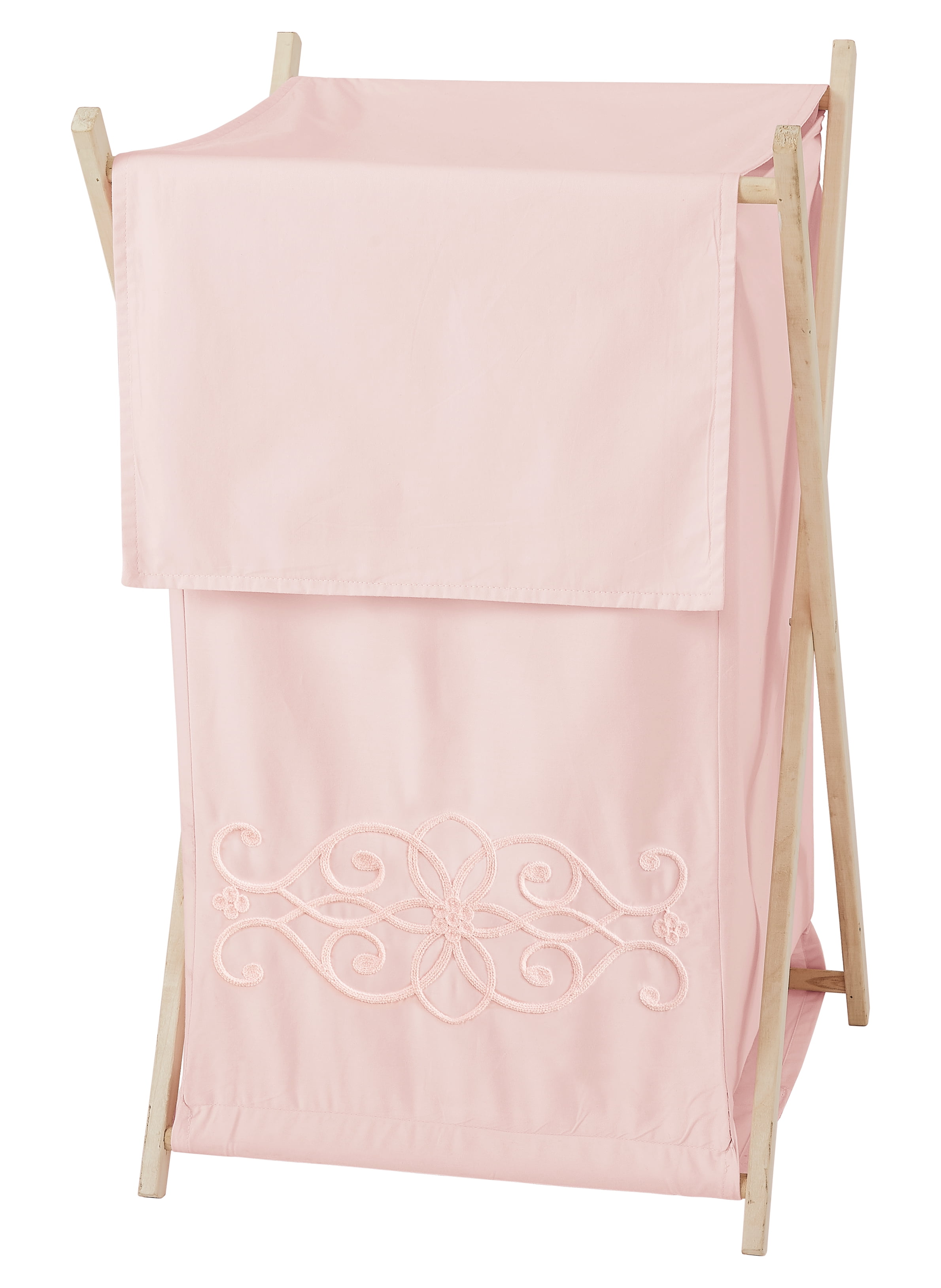 Sweet Jojo Clothes Laundry Hamper for Pink Grey Gold Unicorn Floral Bedding Set