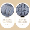 thumbnail image 2 of Space-saving Mold DIY Pendant Alphabet Crafts Compact Silicone Letter Molds Keychain, 2 of 6
