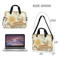 thumbnail image 3 of FORMRS 16" Laptop Bag Carrying Sleeve Case with Handle Travel Shoulder Briefcase, Beige Clouds, 3 of 8