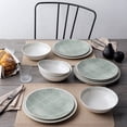 thumbnail image 3 of Noritake Green Hammock 12-Piece Coupe Dinnerware Set, Service for 4, 3 of 7