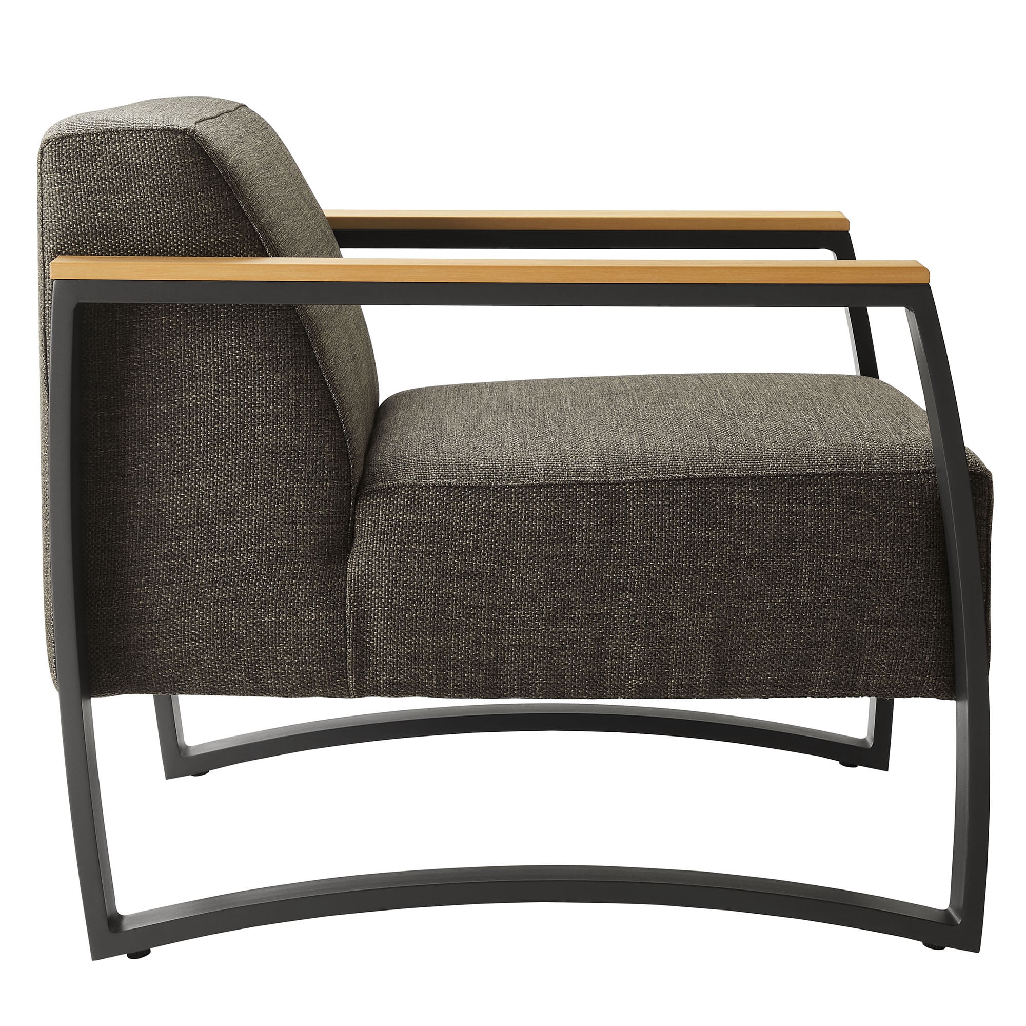 Sauve Armchair in Charcoal Smoke