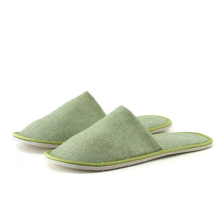 

Men And Women Disposable Slippers Hotel Home Stay Coral Velvet Antiskid Sole Disposable Cotton Slippers