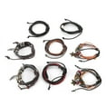 thumbnail image 2 of Pulsera de cuero trenzada multicapa para hombre y mujer, 8 unidades, tejida a mano, estilo retro punk, 2 of 14