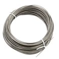 thumbnail image 2 of Cable para colgar fotos recubierto DGOL de 100 pies, cuerda de acero inoxidable 304 de 1/16 pulgadas (1,5 mm), núcleo estándar de 7x7, 100 pies con 10 fundas, 2 of 5