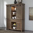 thumbnail image 2 of Bowery Hill Contemporary Hutch and Buffet with Distressed Finish, 2 of 9