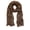 Beige/Brown, variant on Trendy Women's Leopard Animal Print Crinkle Scarf wrap
