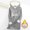 Gray, variant on Women Fall Tops Fashion Fleece Lined Hooded Neck Long Sleeve Shirts for Women with Print Fitted Loose Fit Womens Fall Clothes for Casual and Weekend Getaway