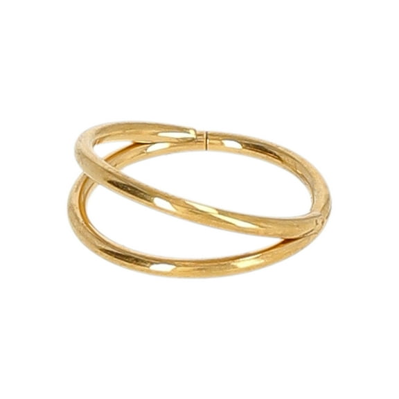 No Boundaries Women's 18G Stainless Steel Multiuse Hoop Piercing, Women’s