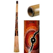 Didgeridoo Teak Wood Painted (51 inch)