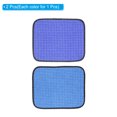 thumbnail image 3 of Uxcell Microfiber Bowling Ball Shammy Pad 10" x 8", Bowling Ball Towel Cleaner Non-Slip for Men, Blue/Violet 2 Pack, 3 of 5