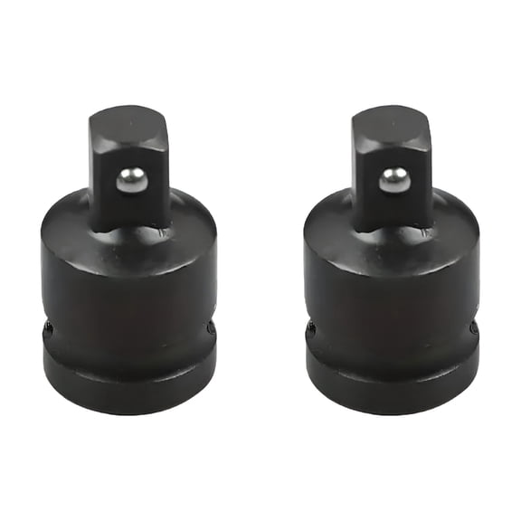 EXLEAF 2026 New 2Pcs 1/2 to 3/8 Drive Impact Socket Sleeve Adapter Converter Reducer Sleeve Wrench Adaptor Joint Converter for Impact Wrenches