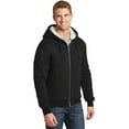 thumbnail image 4 of CornerStone Men's Heavyweight Sherpa Lined Hooded Fleece Jacket_Black_3XL, 4 of 6